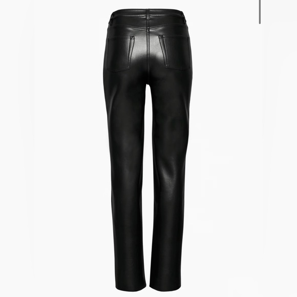 Wilfred The Melina Leather Black Pant Size 6 - Picture 8 of 12